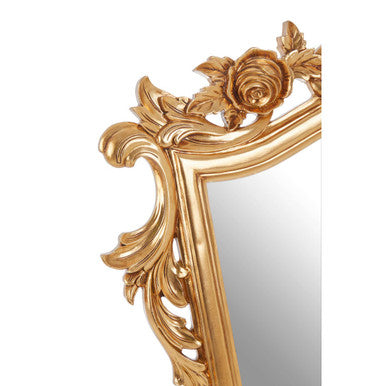 Gold Finish Tapered Wall Mirror | Marseille