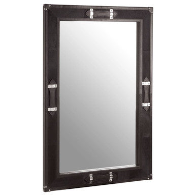 Leather Frame Mirror | Kensington Townhouse