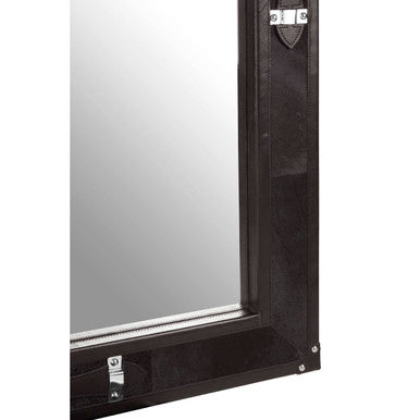 Leather Frame Mirror | Kensington Townhouse