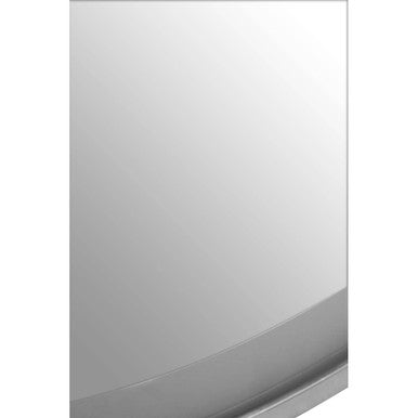 Illuminated LED Silver Round Mirror | Avelino