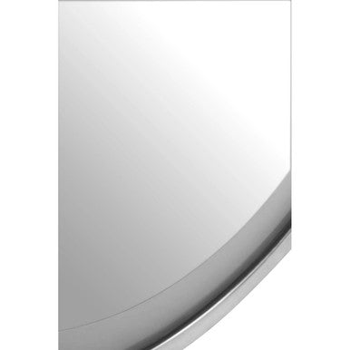 Illuminated LED Silver Oval Mirror | Avelino