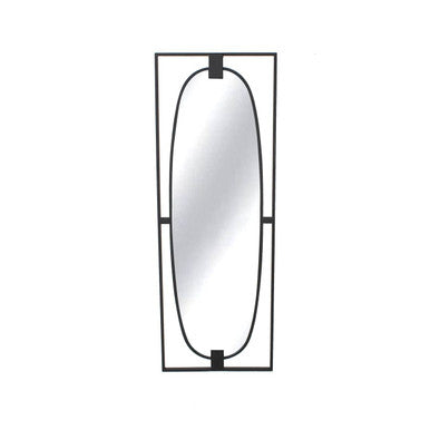Black Rectangular Wall Mirror | Trento
