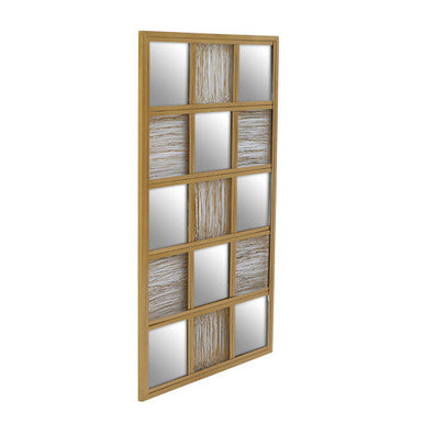 Gold Wire Wall Mirror | Enzo