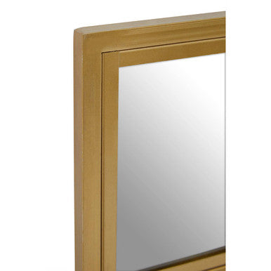 Gold Wire Wall Mirror | Enzo