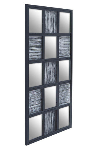 Black Wire Wall Mirror | Enzo
