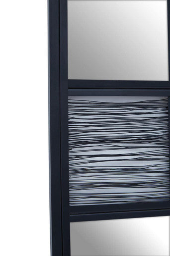 Black Wire Wall Mirror | Enzo