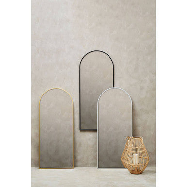 Gold Finish Wall Mirror | Descartes