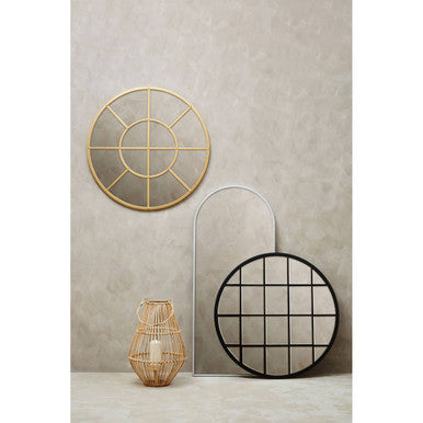 Silver Finish Wall Mirror | Descartes
