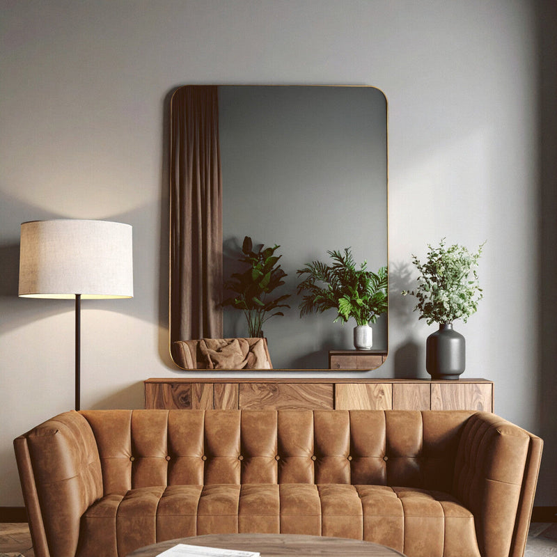 Gold Wall Mirror | Ella