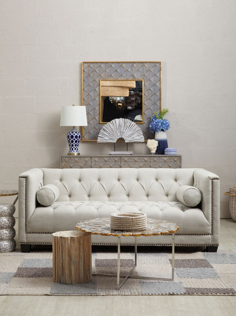 Mango Wood Square Wall Mirror | Siro