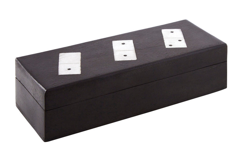 Black Mango Wood Domino Set | Churchill Games