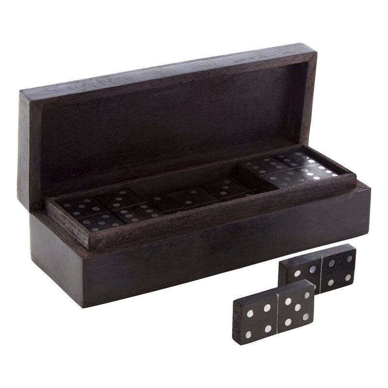 Black Mango Wood Domino Set | Churchill Games
