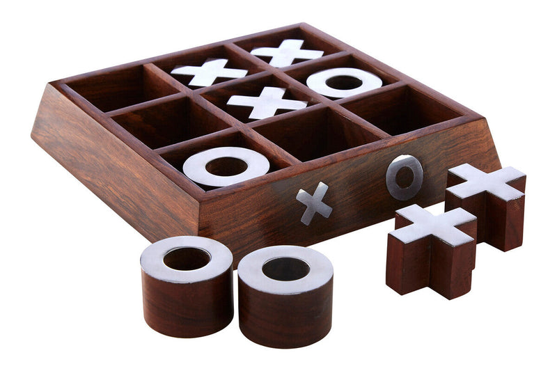 Sheesham Wood Noughts and Crosses | Churchill Games