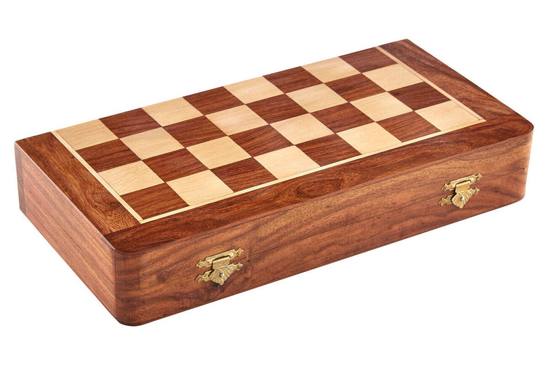 Brown Wood Magnetic Chess Game | Churchill Games