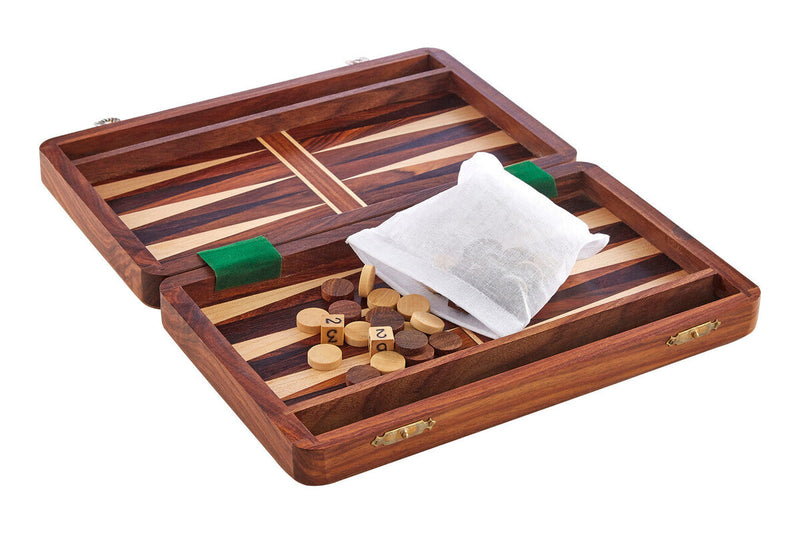 Brown Wood Backgammon Game | Churchill Games