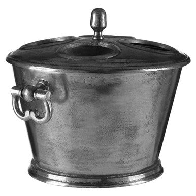 Antique Silver 4 Bottle Wine Cooler | Rustic