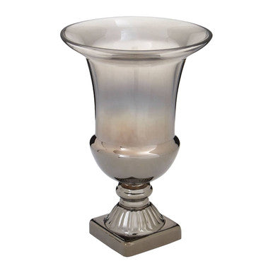 Ombre Fluted Small Glass Vase | Alexa