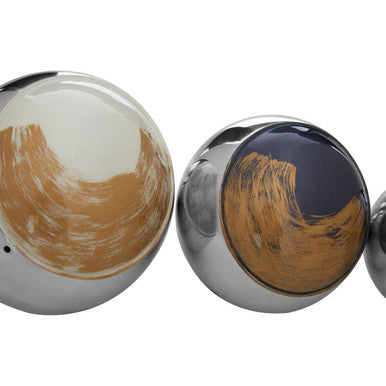 Set Of 3 Deco Brushstroke Balls | Alma