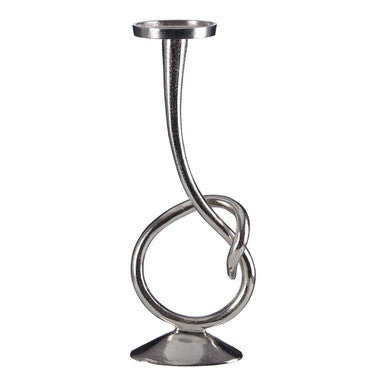 Twist Nickel Candle Holder | Kensington Townhouse