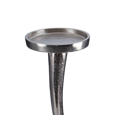 Twist Nickel Candle Holder | Kensington Townhouse