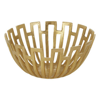 Large Gold Finish Bowl | Delphi