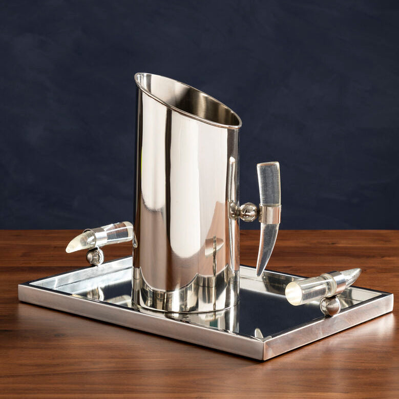 Herne Acrylic Horn Handle Pitcher | Mixology