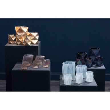 Large Oil Slick Glass Candle Holder | Rambia