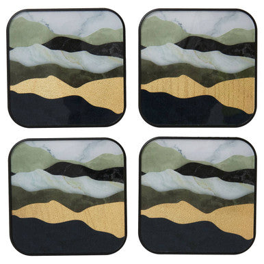 Set of Four Square Coasters | Celina