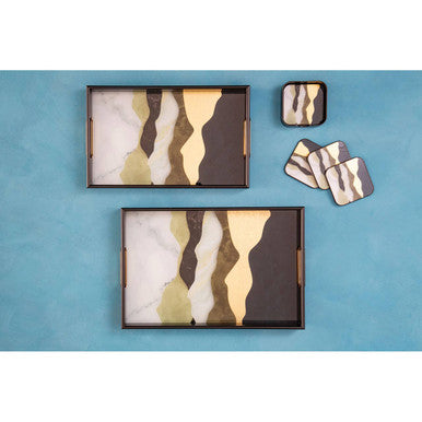 Set of Four Square Coasters | Celina