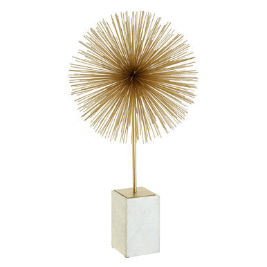 Gold Finish Starburst Sculpture | Mirano