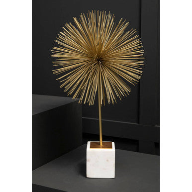 Gold Finish Starburst Sculpture | Mirano