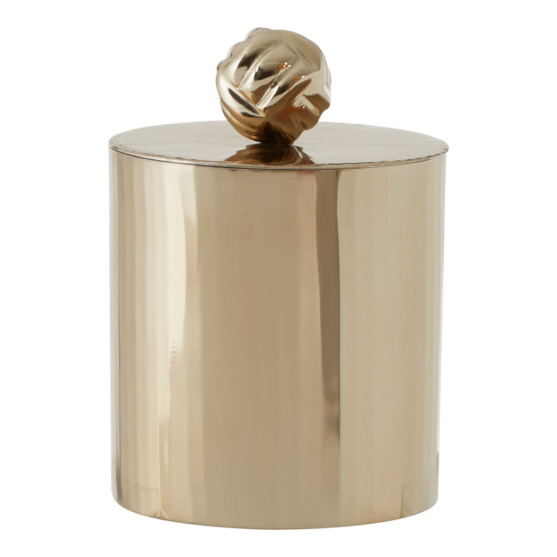 Vertical Textured Metallic Gold Finish Small Trinket Box | Amreli