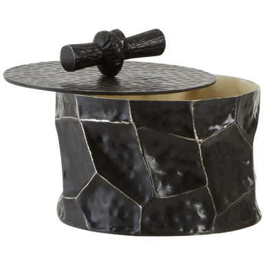 Black and Gold Small Trinket Box | Akola