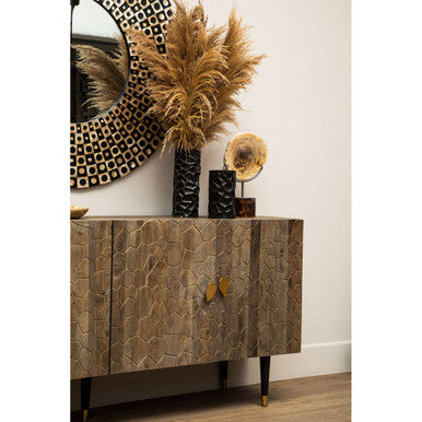 Black and Gold Small Vase | Akola