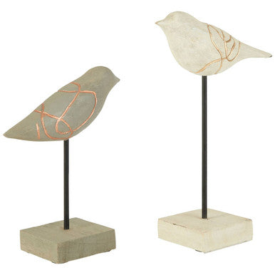 Set of Two Bird Sculptures | Vena