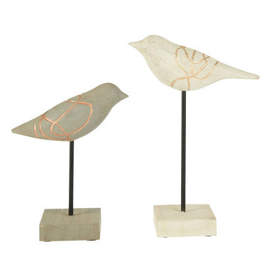 Set of Two Bird Sculptures | Vena