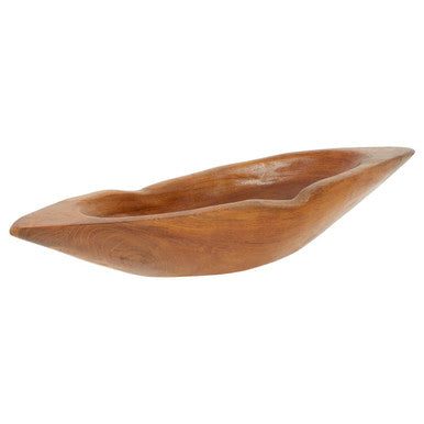 Medium Teak Wood Boat Dish | Surak