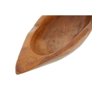 Medium Teak Wood Boat Dish | Surak