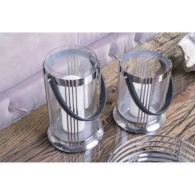 Large Silver Lantern | Astro