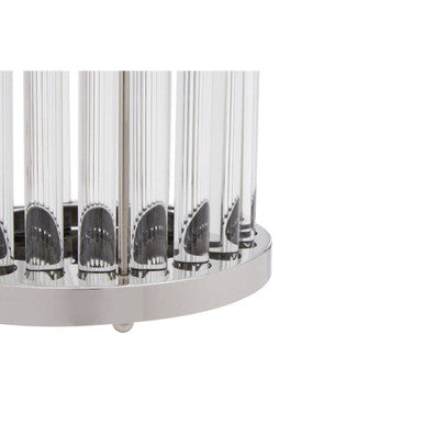 Small Silver and Glass Candle Holder | Franklin