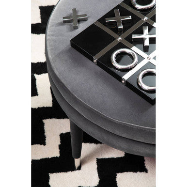 Black and Silver Tic Tac Toe Game | Flos