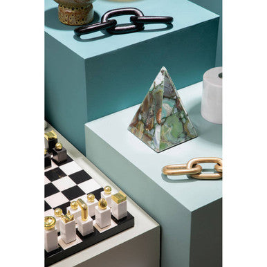 Marble and Wood Chess Set | Flos