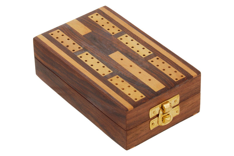 Sheesham Wood Cribbage Set | Churchill Games