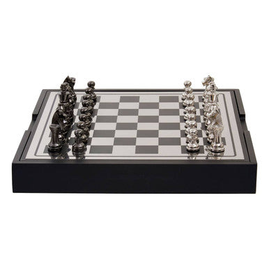 Black and Silver Chess Set | Churchill Games