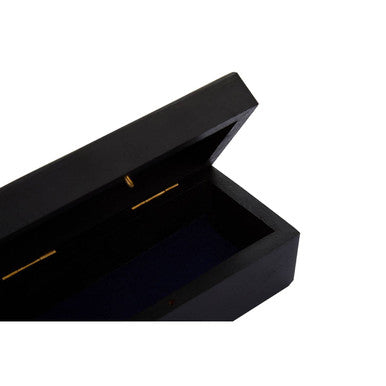 Black Leather Effect Telescope with Box | Churchill