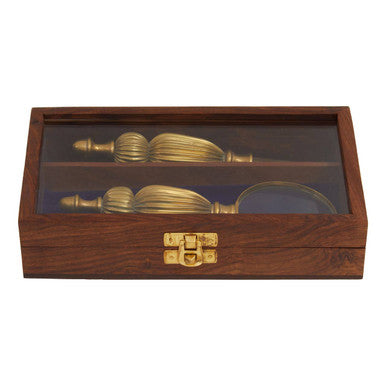Gold Finish Magnifying Glass and Letter Opener | Churchill