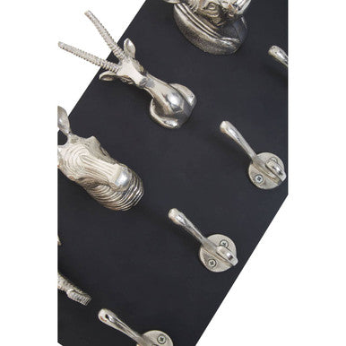 Animal 5 Hook Wall Hanger | Safari