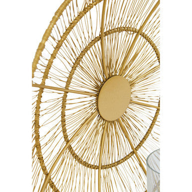 Gold Wire Wall Sconce Candle Holder | Enzo
