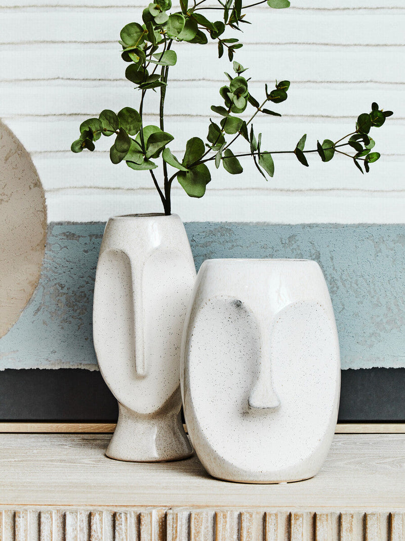 Large Face Design Vase | Viso