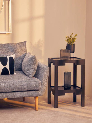 Large Grey Glass Vase | Benka
